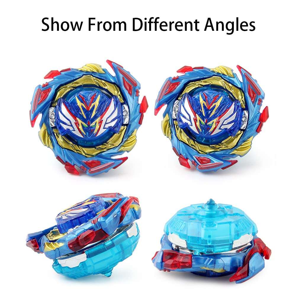 Hozuumo Gyro Battling Top Burst Gyro Toy Set, with Gyro Launchers and Handle Combat Battling Game, Gift for Kids Children,B-187 4