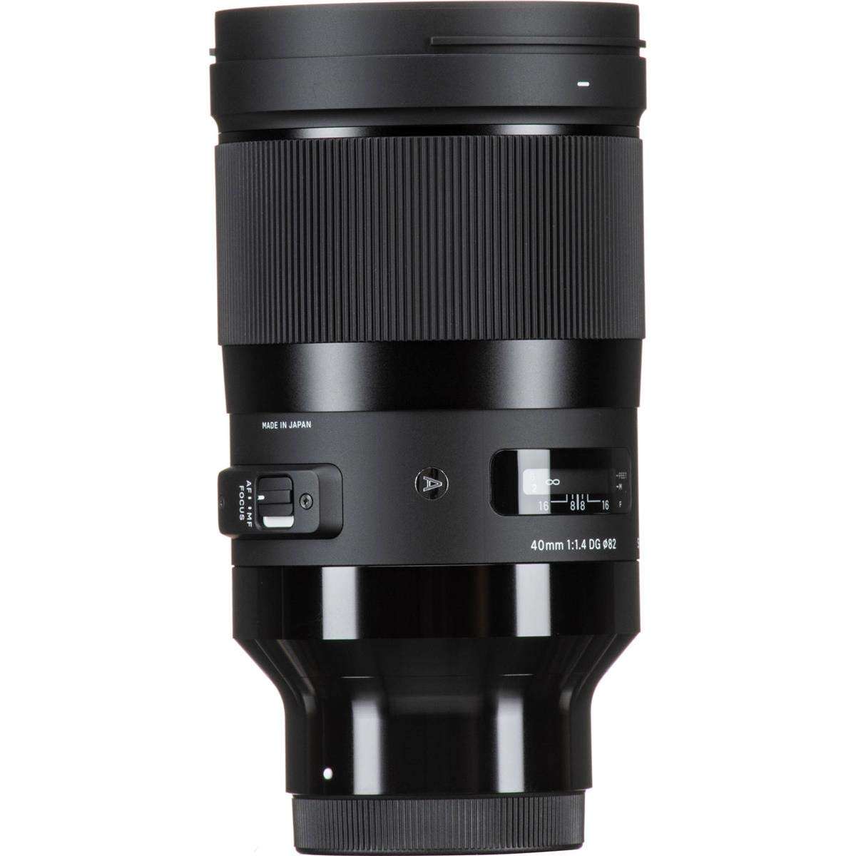 Sigma 40mm f/1.4-1.4 Fixed Prime 40mm F1.4 DG HSM, Black (332965) 1