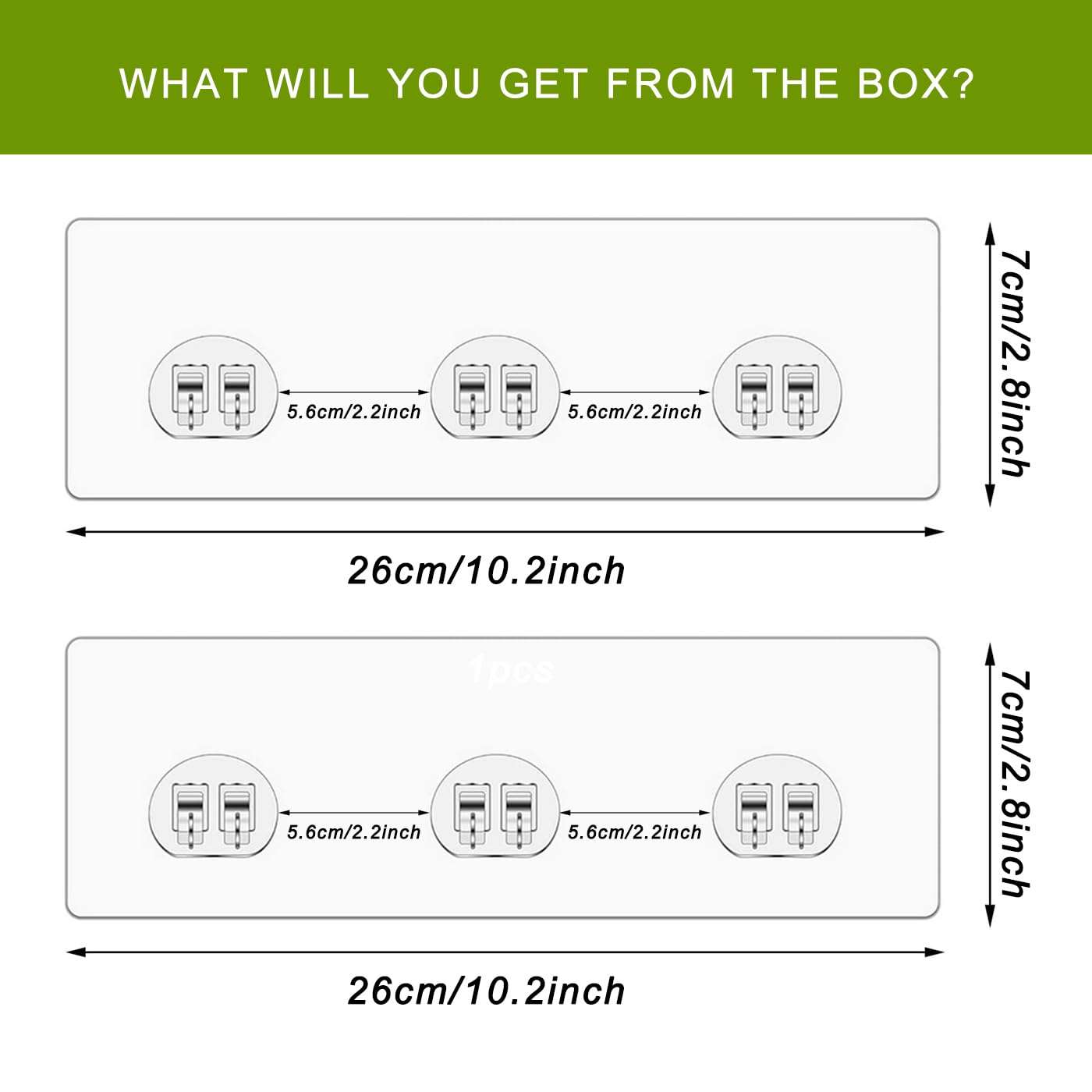 MIUTME 4-Pack Shower Caddy Adhesive Replacement, Strong Adhesive Hooks Strips,Transparent Shower Shelf Adhesion Stickers No Drilling,for Soap Holder, Bathroom Corner Shelves and Kitchen Racks 3