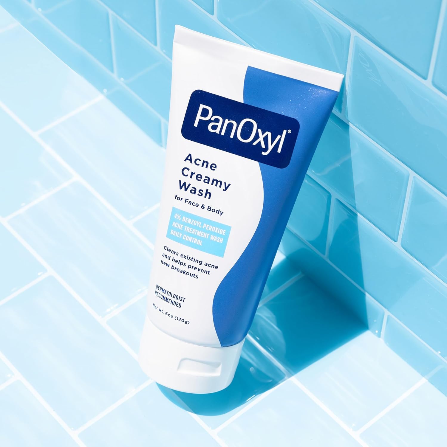 PanOxyl 4 Acne Creamy Wash, 4% Benzoyl Peroxide 6 oz (Pack of 10) 5