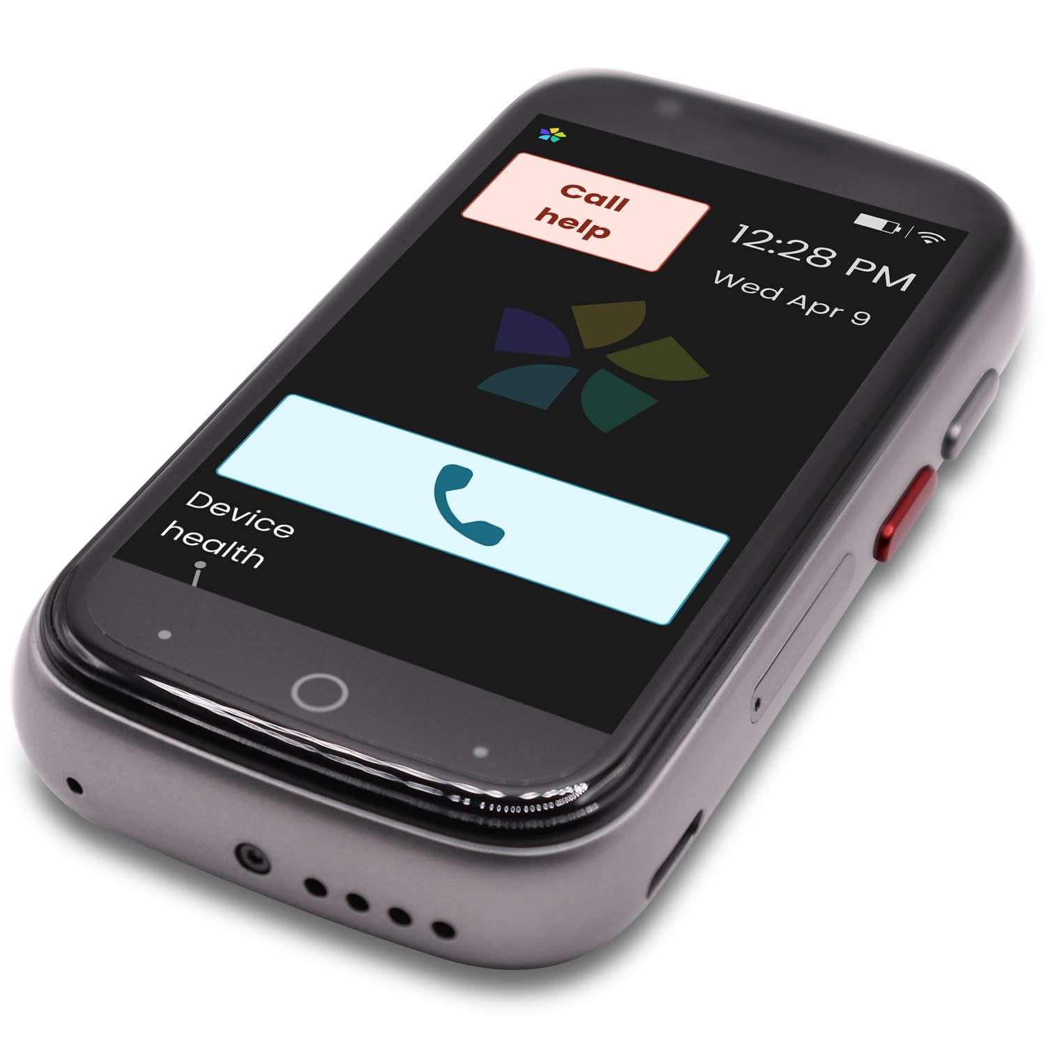 LogicMark Freedom Alert Max: Cellphone with Medical Alert System for Seniors and Elderly. Featuring GPS Services, Fall Detection, Geofencing, U.S. Based Monitoring, Subscription Based 5