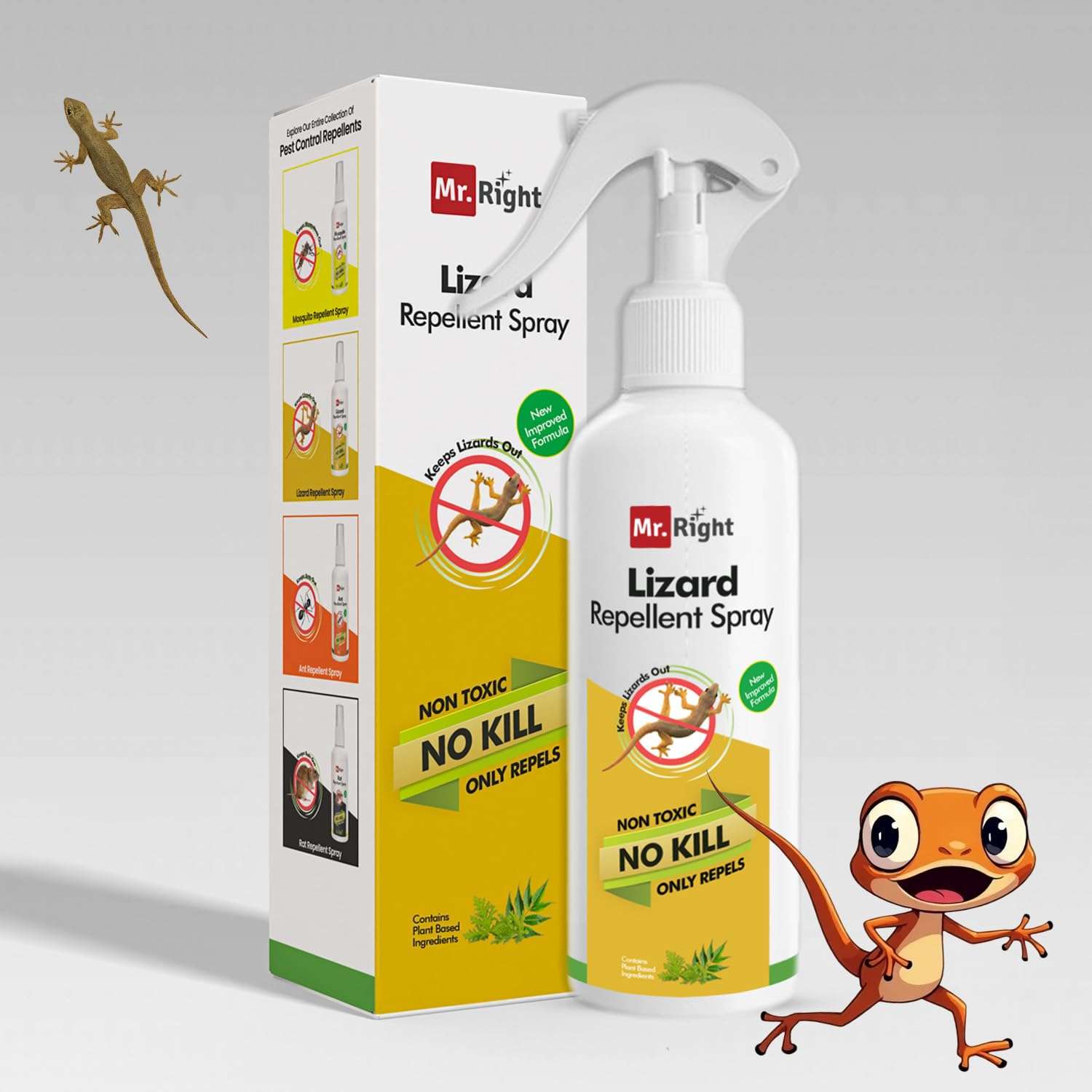 Mr. Right Herbal Lizard Repellent Spray (200 ml) 1