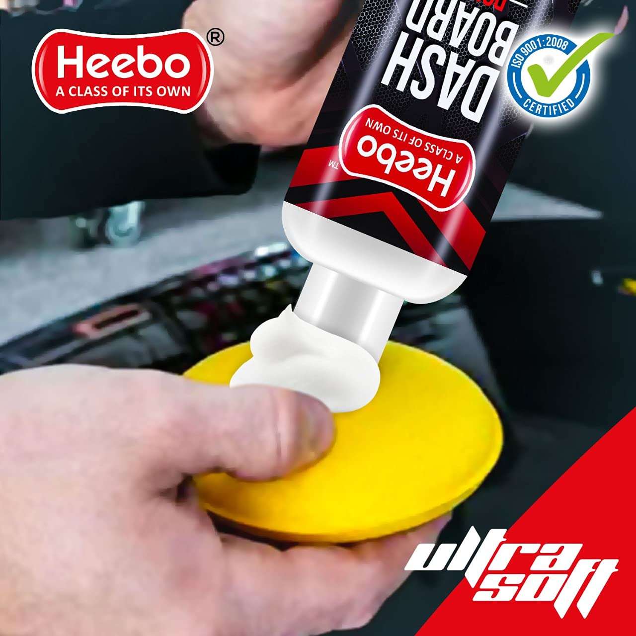 Heebo Multipurpose Foam Wax Applicator Pads - Pack of 12 | Car Polish Applicator Sponge | Soft Car Wax Detailing Sponge | Used for Detailing Polish/Wax Bike Car Dashboard | Car Dressing Round Pads 4