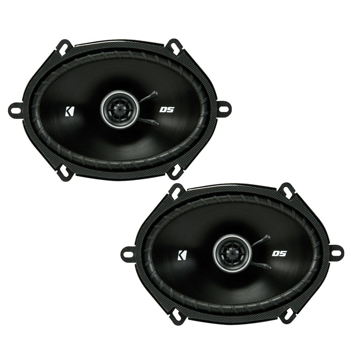 KICKER DSC680 6x8-Inch (160x200mm) Coaxial Speakers, 4-Ohm Bundle 3