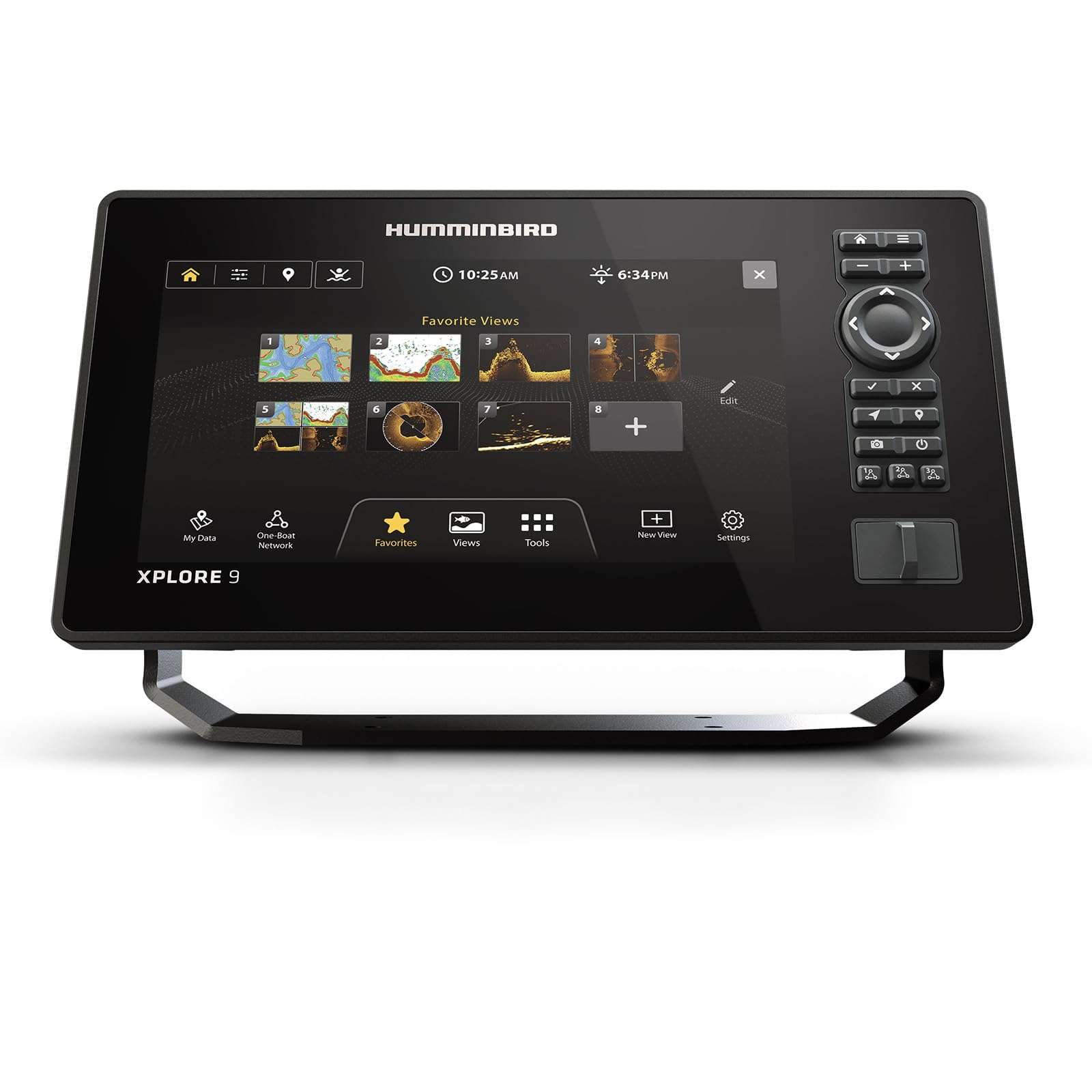 Humminbird XPLORE 9 GPS Fish Finder with Transducer, MEGA Side Imaging+ & HD Touchscreen Display 3