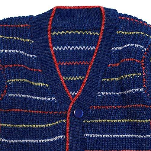 Fabnest Kids Unisex Blue/Red Multicolour Acrylic Winter Set with Cap and Socks Pack of 3 (6Months-12Months) 3