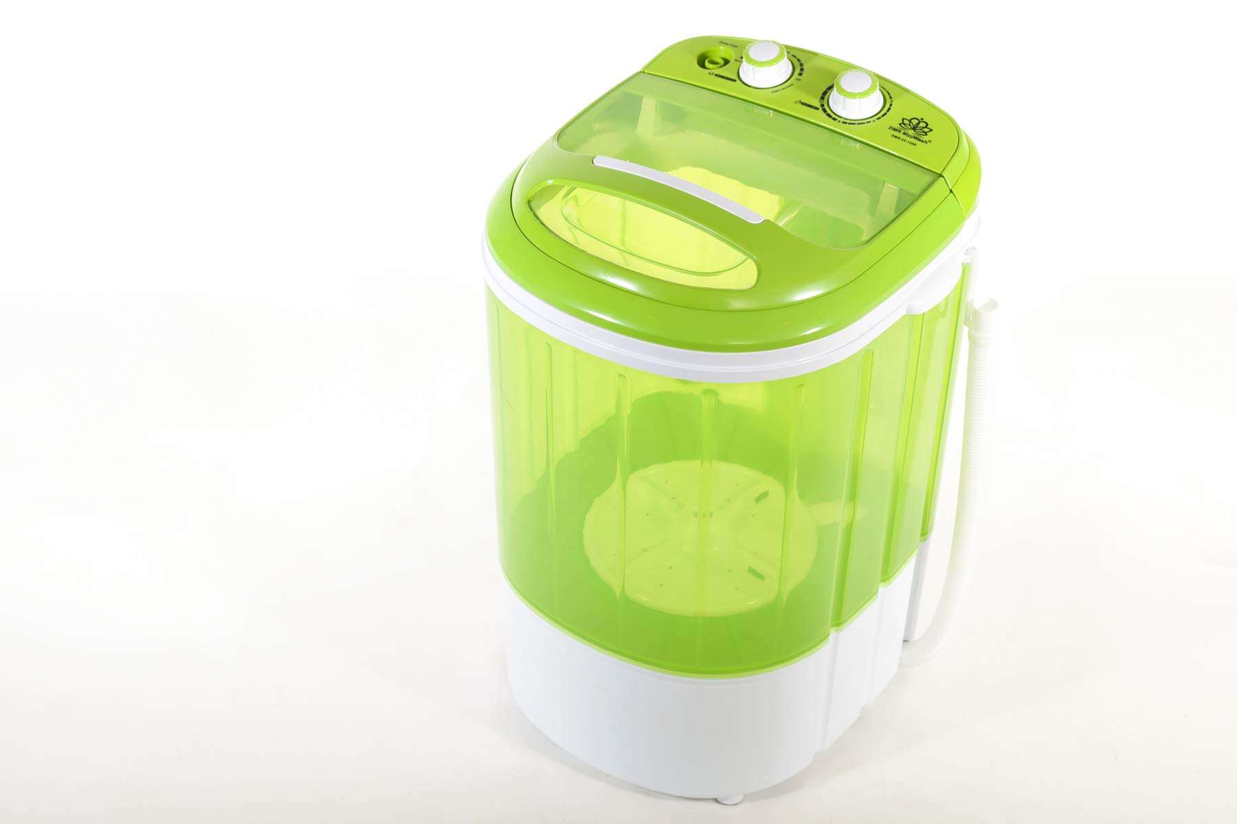 DMR Model No DMR 25-1208 Single Tub Top Load 2.5 kg Portable Mini Washing Machine with 1 kg Spin Dryer Basket (Green) 5