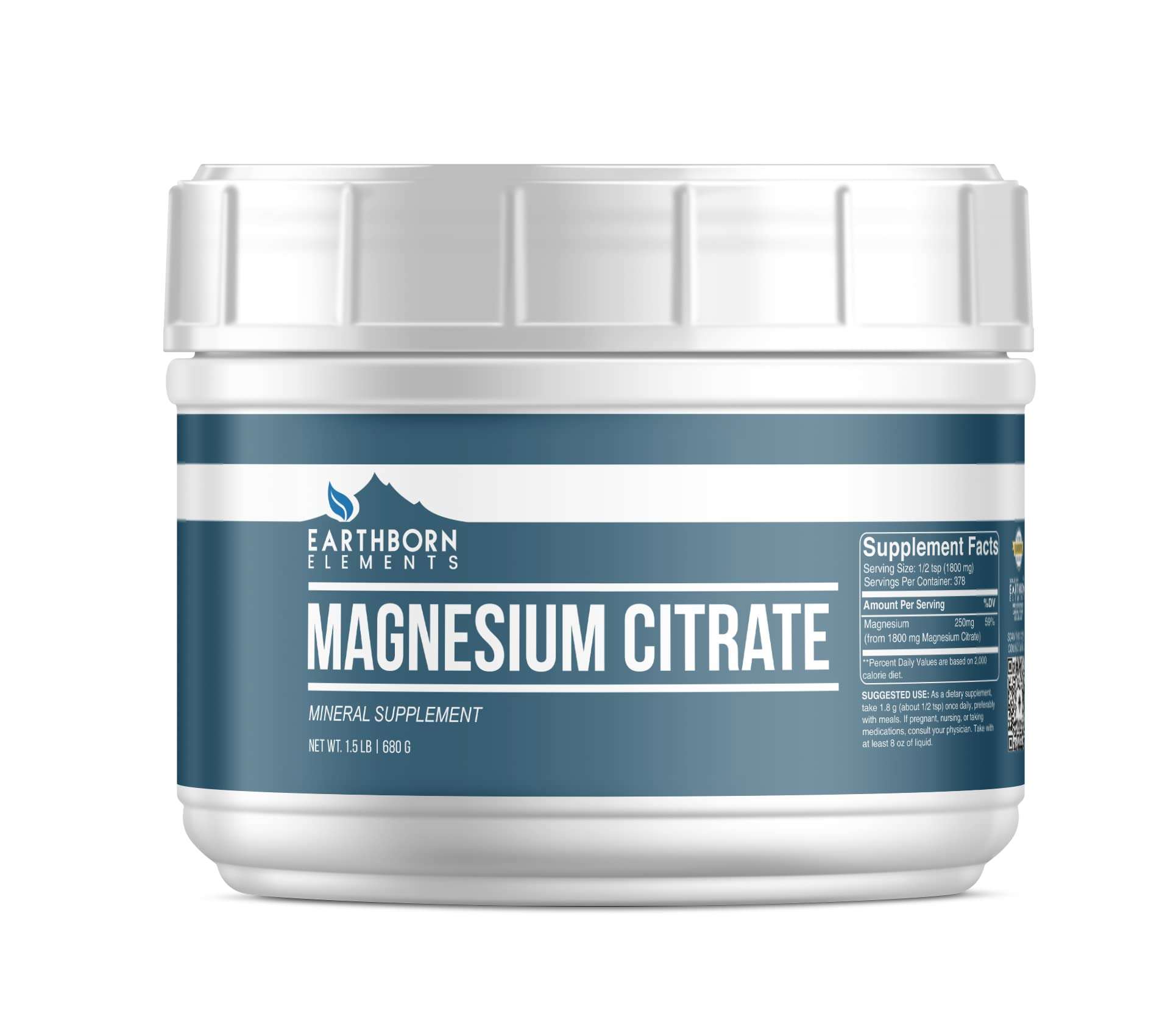 Earthborn Elements Vitamin C Powder and Magnesium Citrate Bundle, Various Sizes, Dietary Supplement, No Additives or Fillers 5