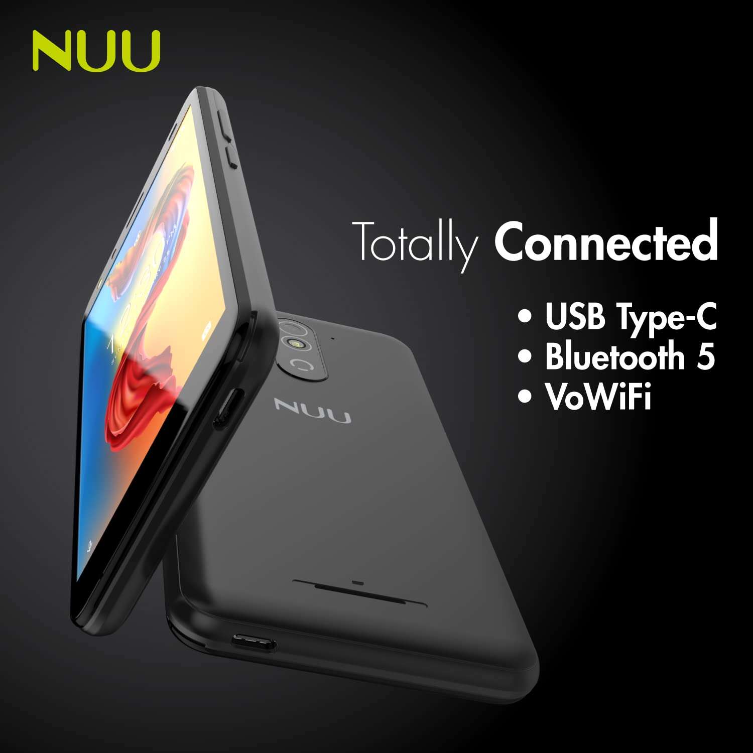 NUU A11L | Unlocked 4G LTE Smartphone|5.45'' HD Display | 16GB + 2GB RAM | 2500 mAh Battery | Android 11 Go Edition | Compatible with Verizon and T-Mobile 6