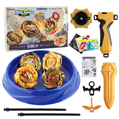 LTAOS Bay Battle Burst Avatar Attack Battle Set with Two String Launcher and Grip Starter Set