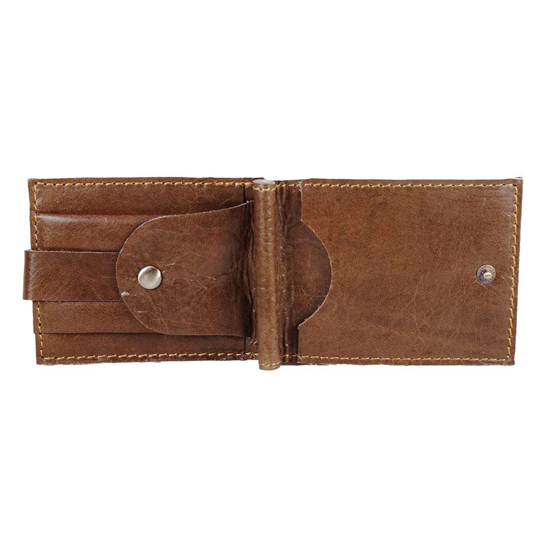 Style98 Leather ATM Credit Card Holder Cum Pocket Money Clip Men's, Women's Wallet 6