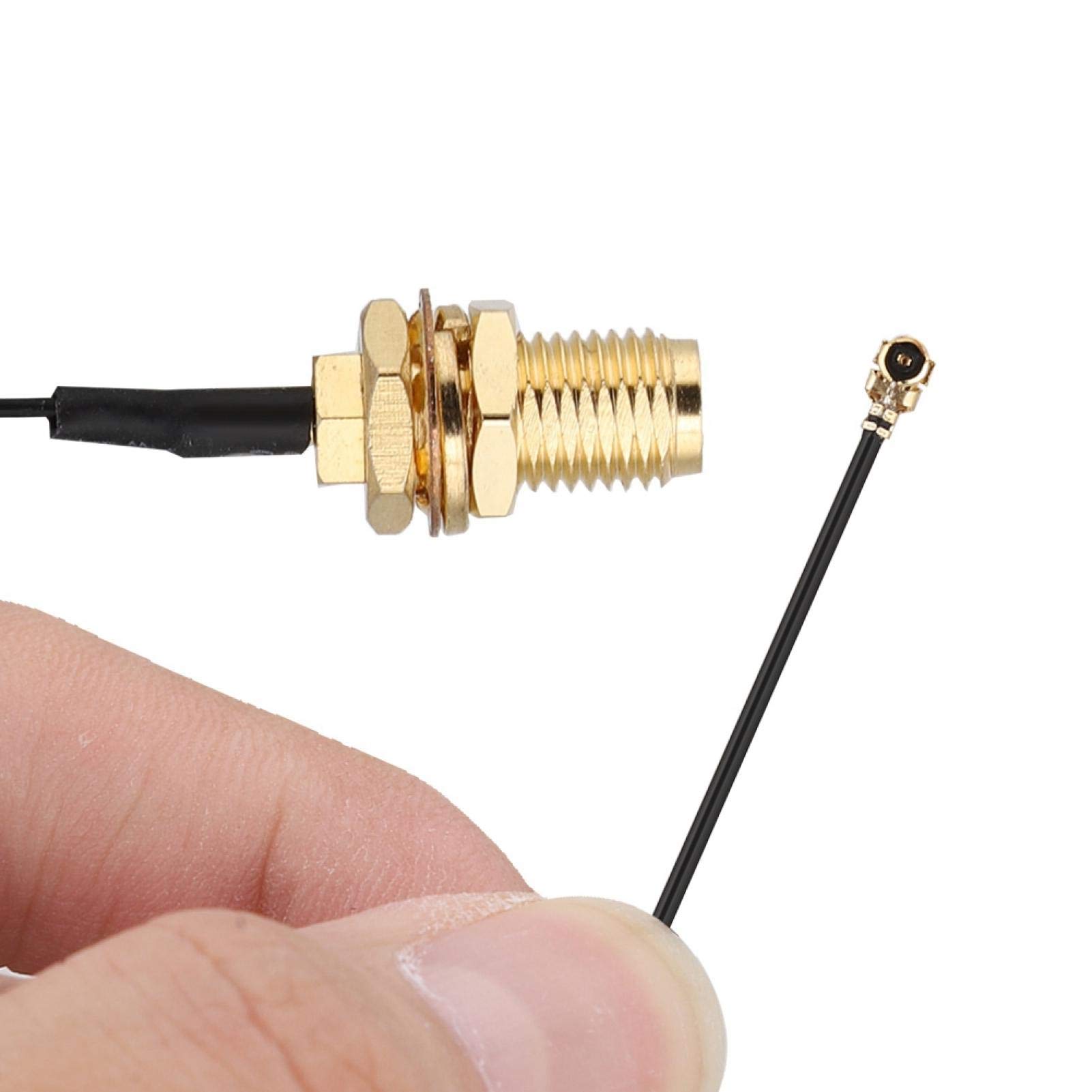 IPX4 Connection Cable, 4PCS Wireless m.2/NGFF Network Card Cable SMA Head, Compatible with WLAN Card for Intel 9260NGW/7265AC/9650AC/BCM94360 1