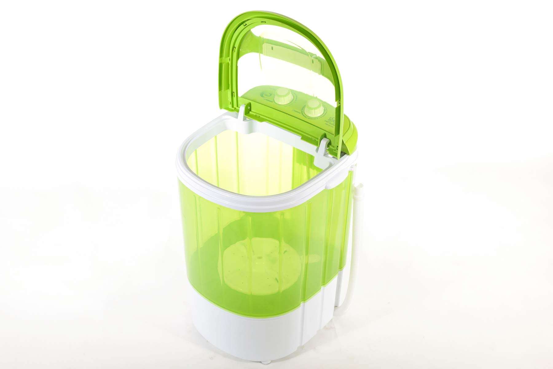 DMR Model No DMR 25-1208 Single Tub Top Load 2.5 kg Portable Mini Washing Machine with 1 kg Spin Dryer Basket (Green) 6