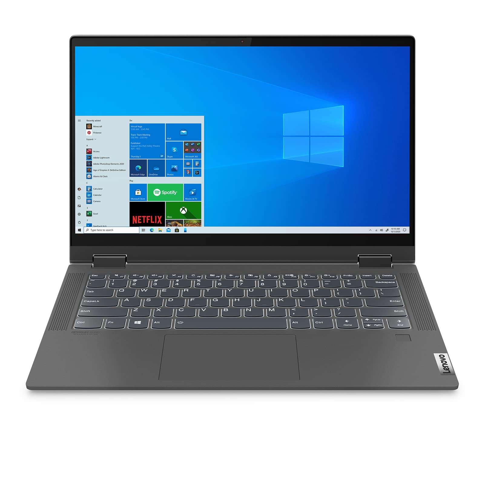 Lenovo Ideapad Flex 5 14" FHD IPS 2-in-1 Touchscreen Laptop, AMD Ryzen 3 5300U 4-Core (up to 3.80 GHz),4GB RAM, 512GB NVMe SSD, Fingerprint,Webcam, HDMI, Win10 S TWE Pen 2