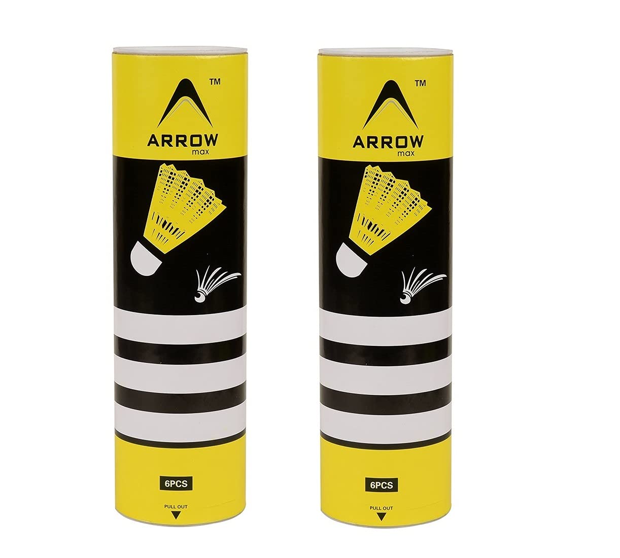 IRIS Badminton Medium Speed Nylon Shuttle Cock (2 Boxes, Pack of 6) 1