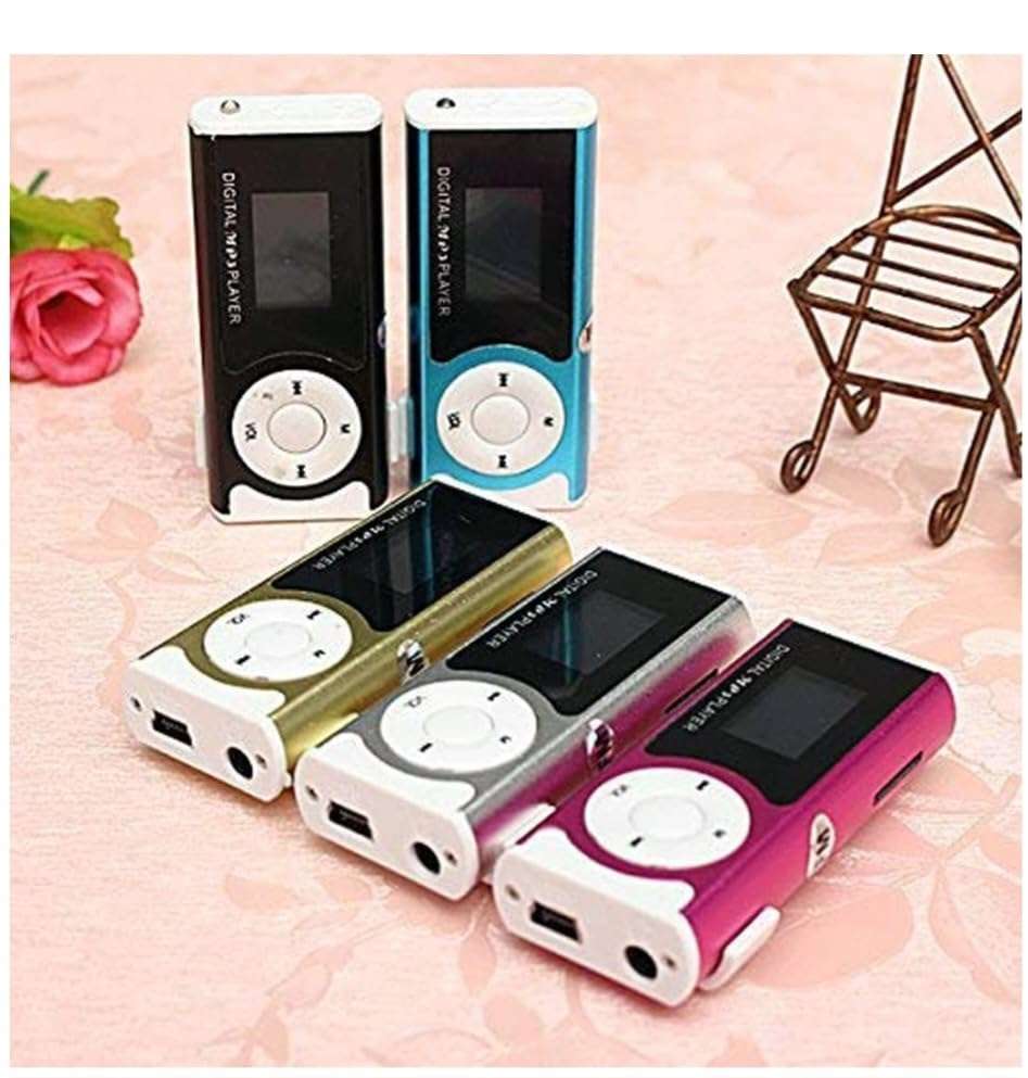MP3 Music Player and Pocket Speaker, Memory Card and TF Slot and Earphone Sound Player Support SD Card for Gym,etc Multy Colour (Without sd Card Player) 4