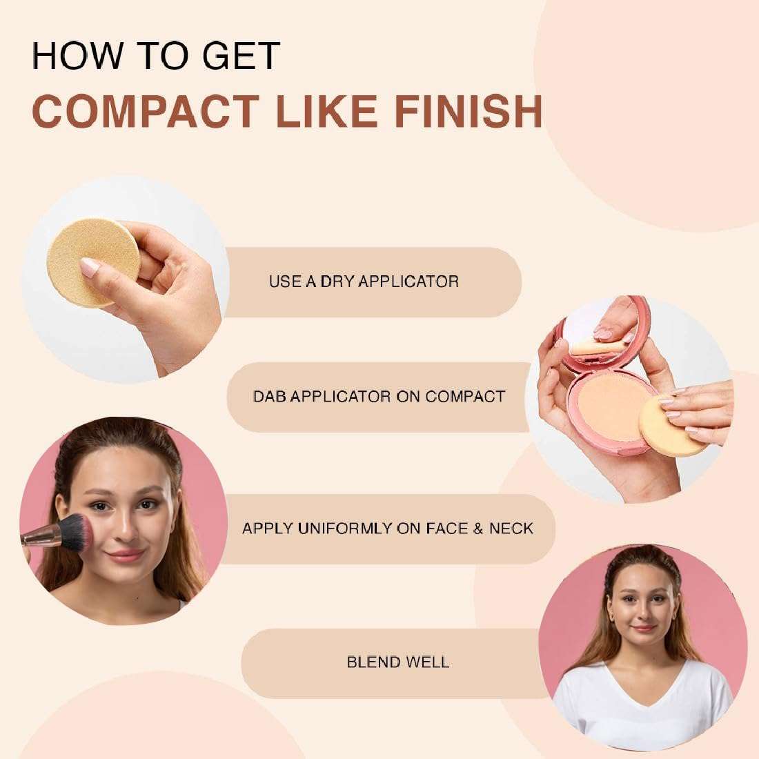 Adbeni Imported Double Compact Powder 21gm | Silky Smooth Touch with Matte & Shimmery Finish | Versatile Makeup for Flawless Skin, Shade-02 5