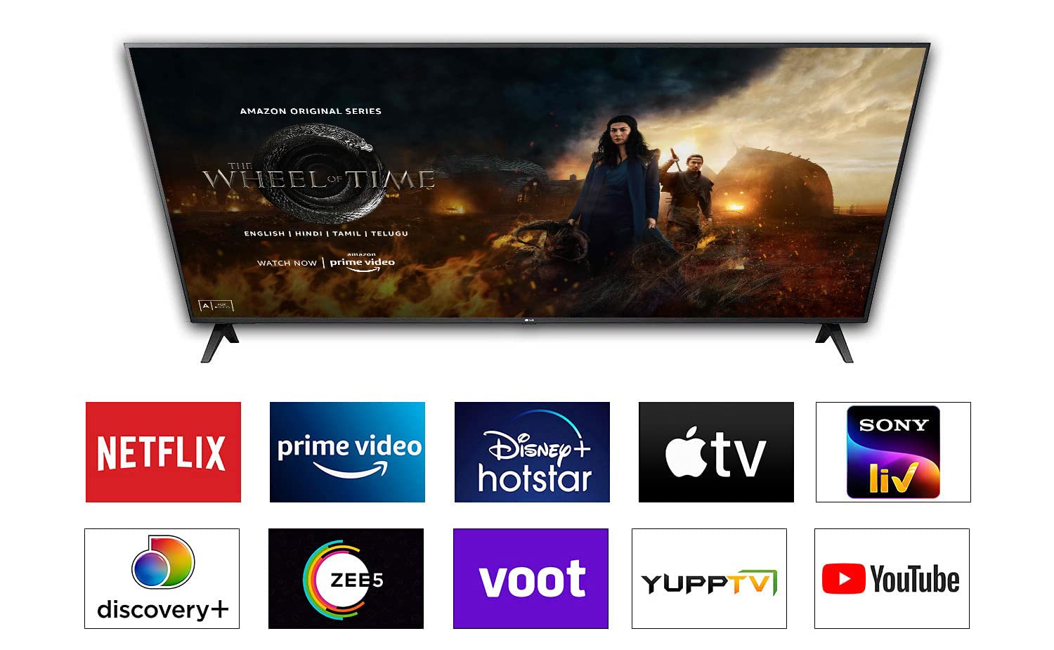 LG 164 cm (65 inches) 4K Ultra HD Smart IPS LED TV 65UM7290PTD (Ceramic Black) 4