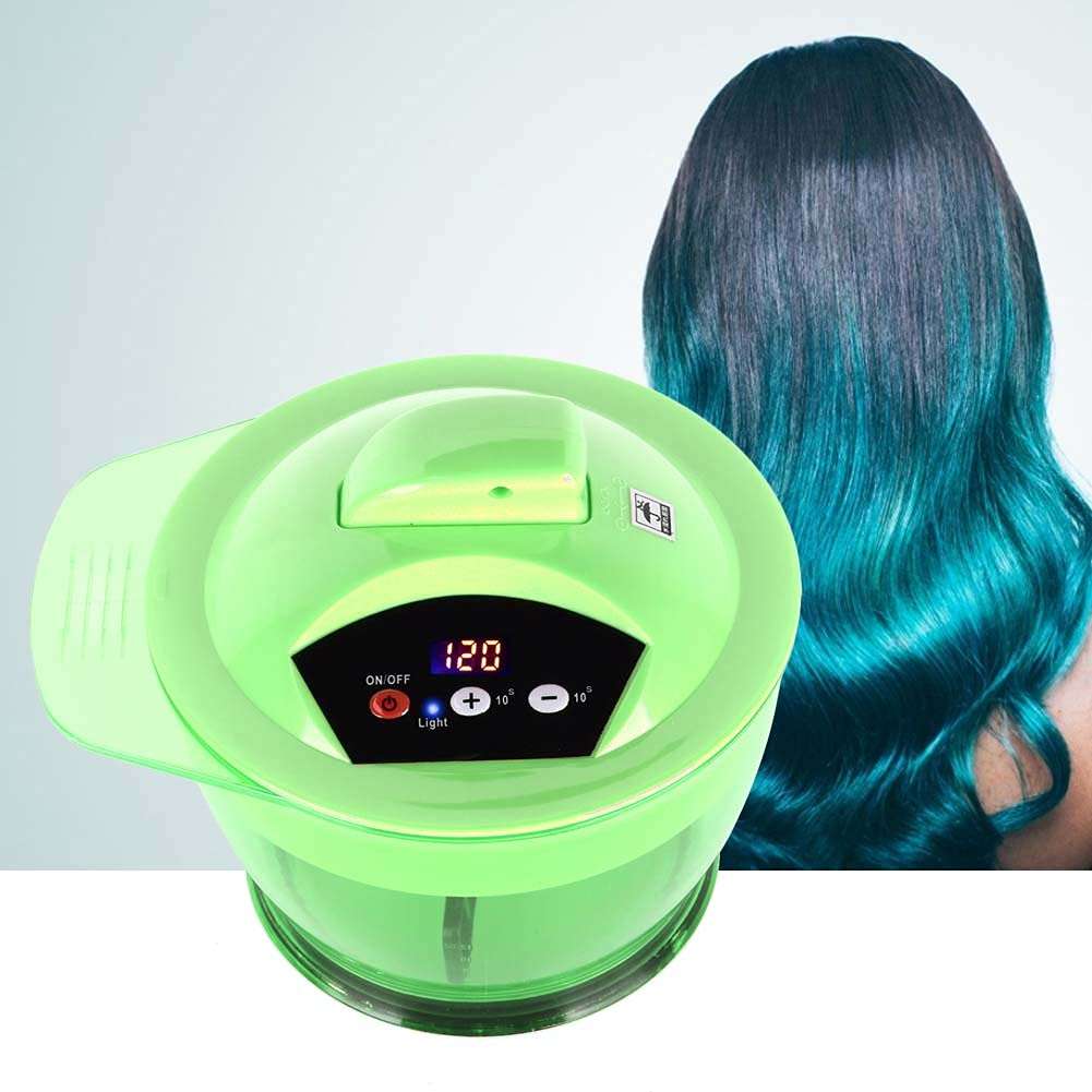 Coloring Hair Color Bowl Electric Color Mixer Hair Salon Color Mixer Mixing Bowl, Electric Hair Cream Bowl Mixers Tool[green] 4