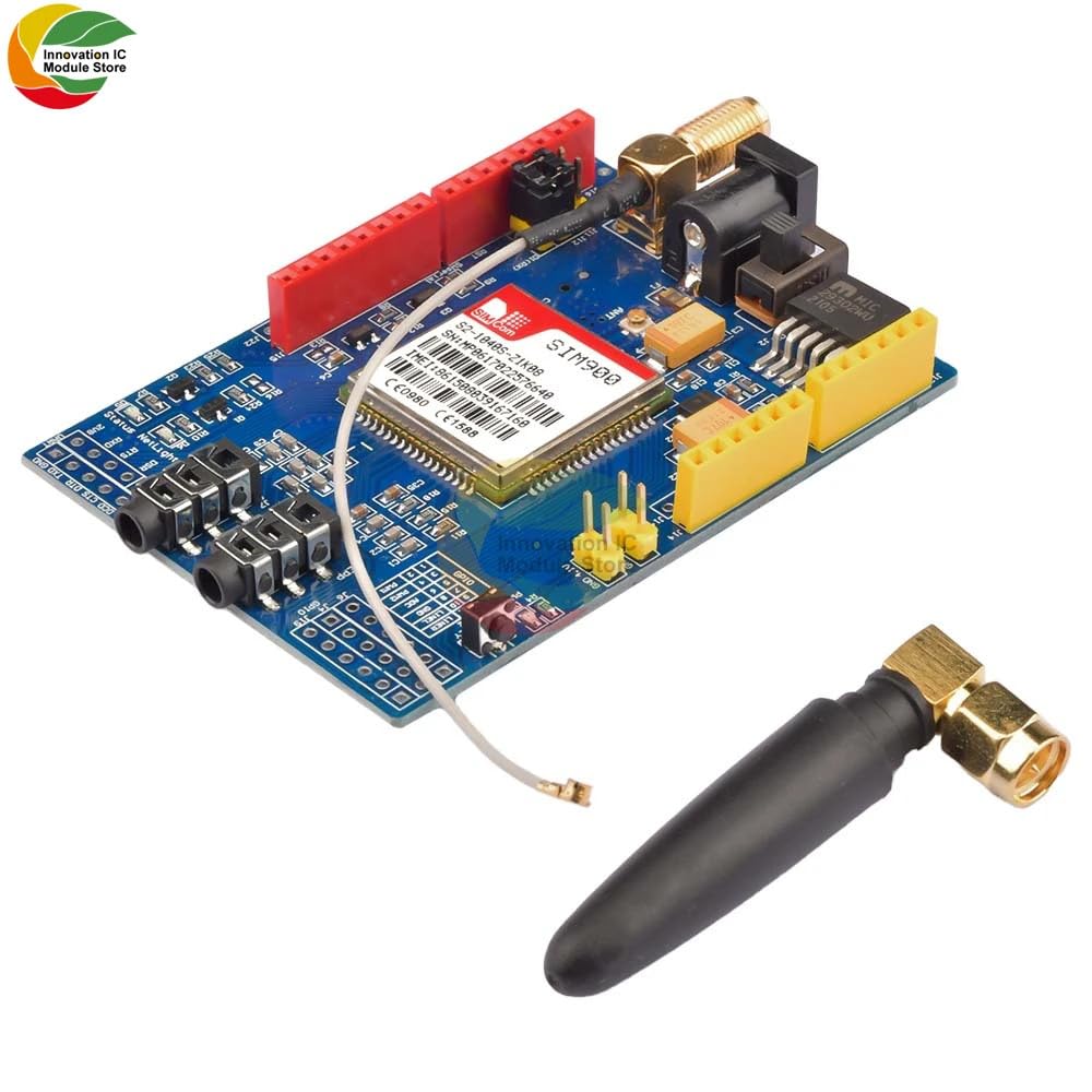 New 2024 Sim900 850/900/1800/1900Mhz Gprs GSM Module Development Board with Ipx Interface Antenna for Gpio Rtc Accessories 5