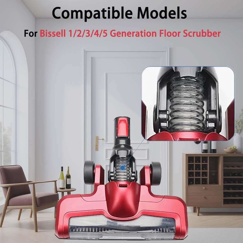 Vacuum Hose for Bissell 1/2/3/4/5 Generation Floor Scrubber Replacement, Lower Duct Hose Sewage Pipe Elbow Vacuum Cleaner Attachment (2 Pack) 3