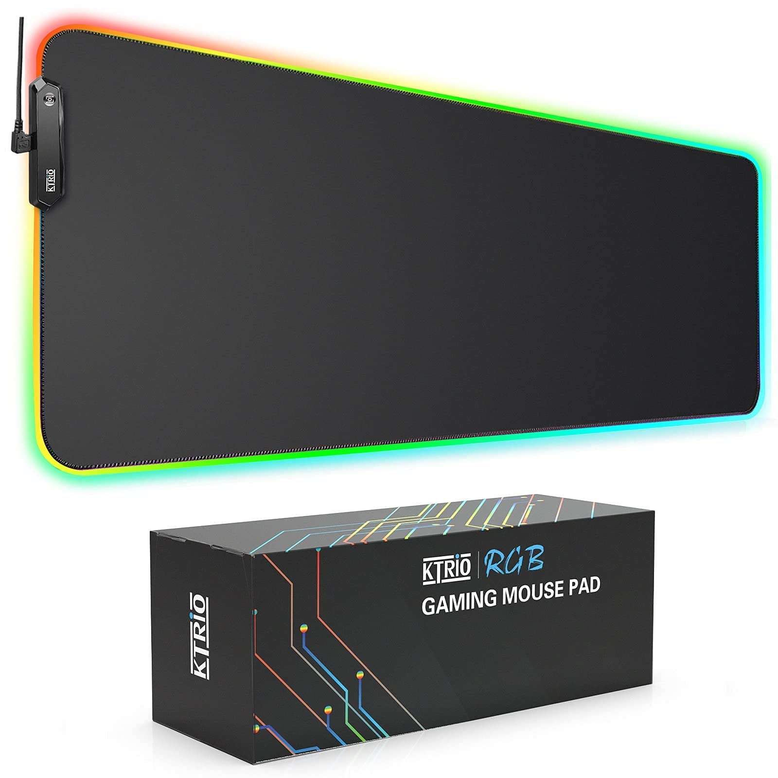 RGB Large Gaming Mouse Pad & Keyboard Wrist Rest 2