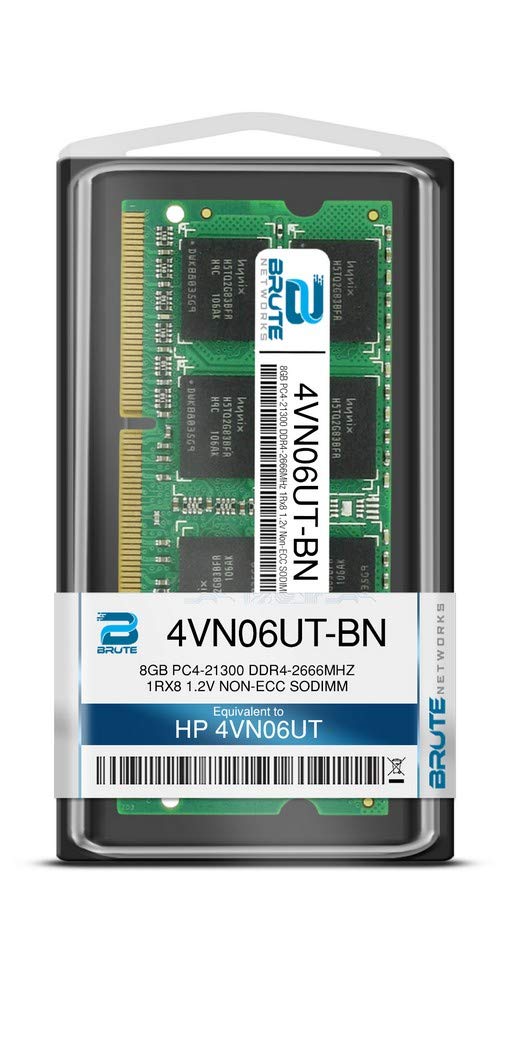 Brute Networks 4VN06UT-BN - 8GB DDR4-2666MHz 1Rx8 Non-ECC SODIMM (Compatible with OEM PN# 4VN06UT) 3