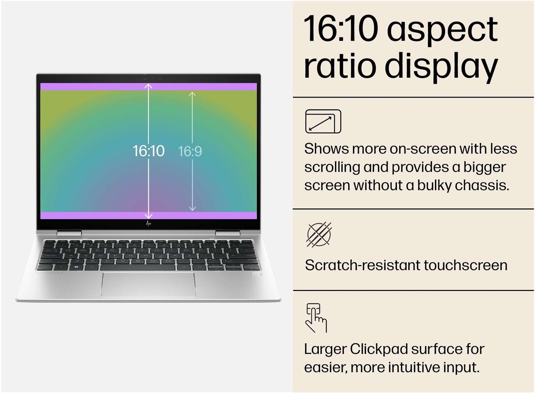 HP EliteBook X360 830 G10 2-in-1 Business Laptop (13.3" FHD+ Touchscreen, Intel i5-1345U(> i7-1255u), 32GB RAM, 1TB SSD, IST Pen) for Creator, Photographer, Fingerprint, Webcam, Win 11 Pro 3