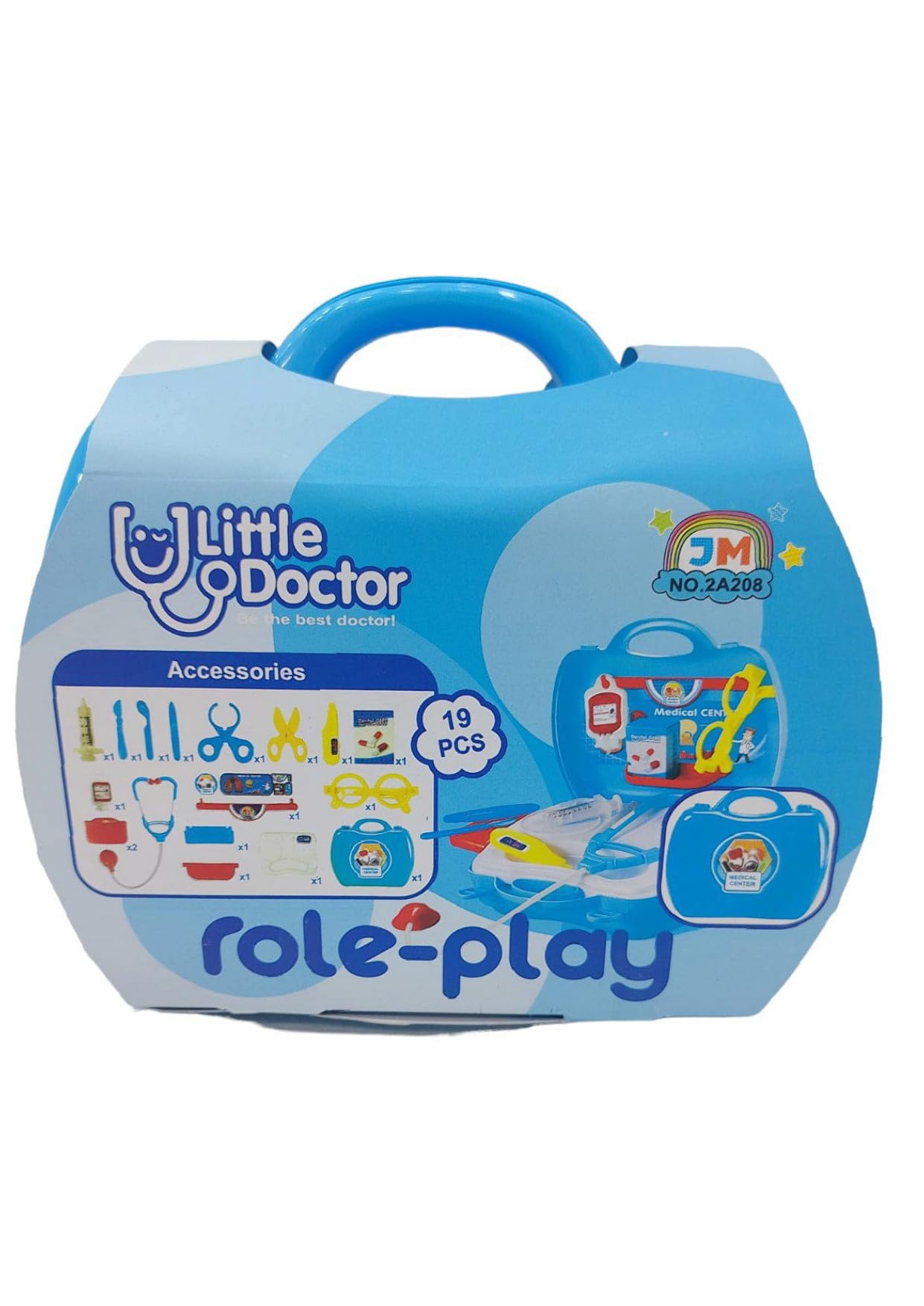Toys Shoyes - Kids Toys Plastics Suitcase Beauty Set for Girls | Makeup Kit for Doll Girls Cosmetic Set | Kids Make Up Kit Toy Beauty Kit for Children Girls - 3-12 Years and Up & Doctor Set Suitcase 3