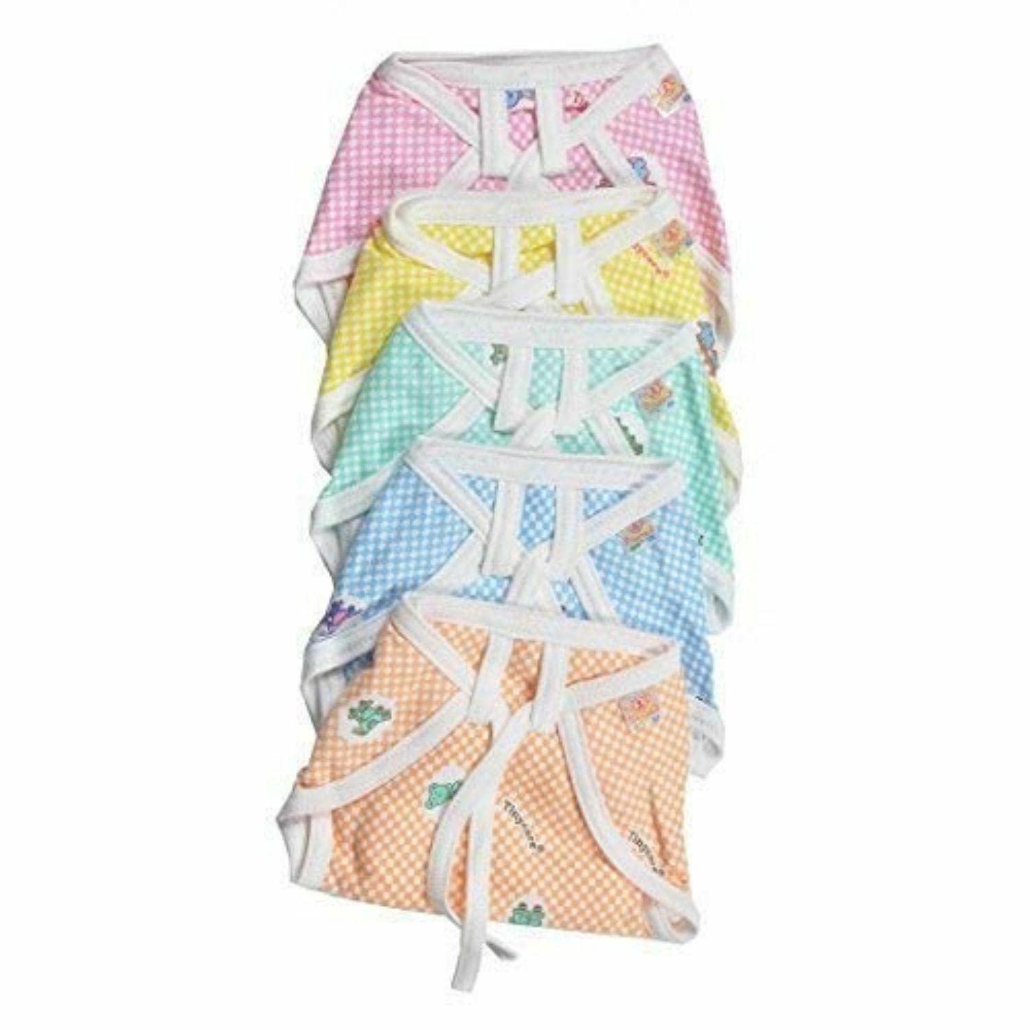 TEDDYIFY Langot for New Born Baby, Washable, Reusable, Cotton Cloth, U-Shape Essential for Newborn (U-Shape Multicolor Cotton Printed) 4