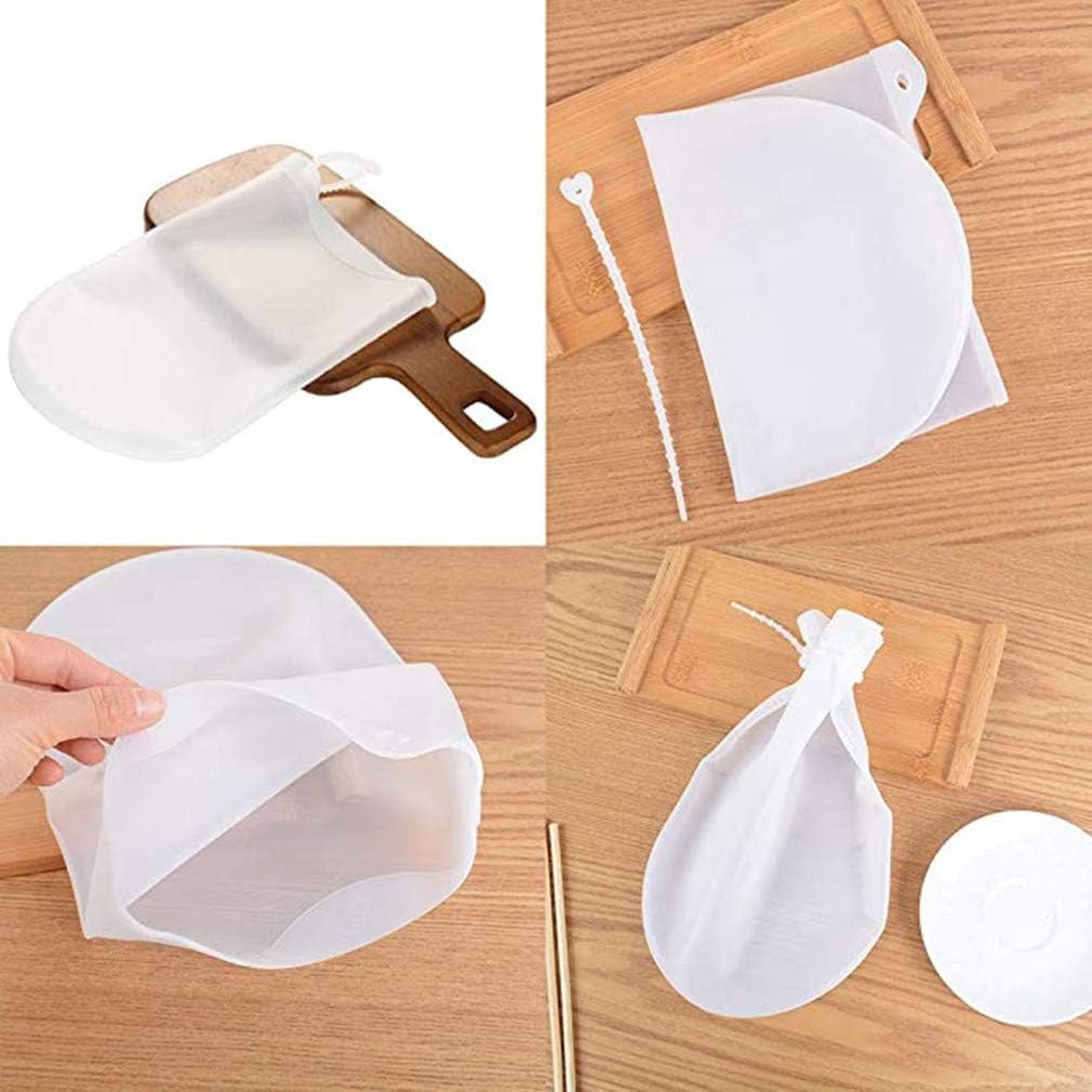 Tusmad Atta Kneading Dough Maker Bag, Silicone Preservation Magic Kneading Bag for Mixer for Bread, Pastry, Pizza & Tortilla Flour-Mixing Bag Pastry Preservation Bag Cooking Tool 6