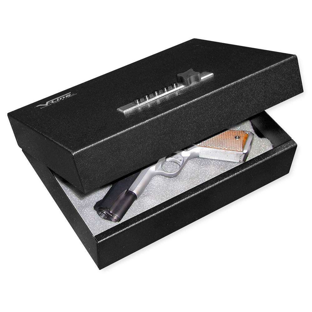 V-Line 2912-S Top Draw Security Case (Black), 12.5" L x 9.5" W x 2.5" H 3