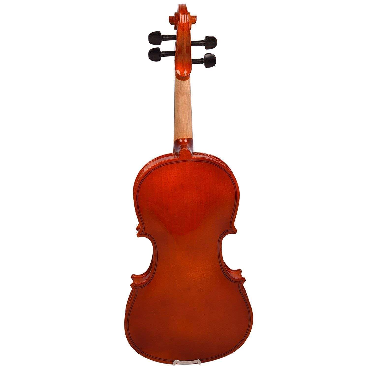 Kadence, Vivaldi 4/4 Violin With Bow, Rosin, Hard Case (Brown Glossy V001C) 5