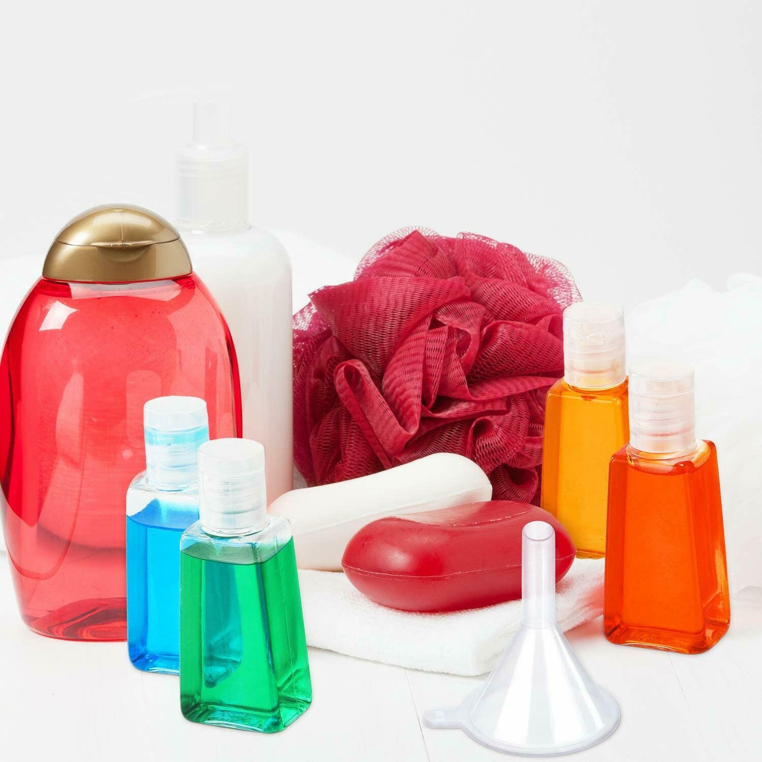 PQS 2 OZ Refillable Travel Bottles Flip-Top Cap - Liquids/Gels/Lotions (Empty Bottles) (50 Bottles) 4