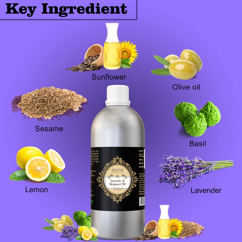 Aroma Treasures Spa Indulge Lavender & Bergamot Body Oil 1 ltr 3
