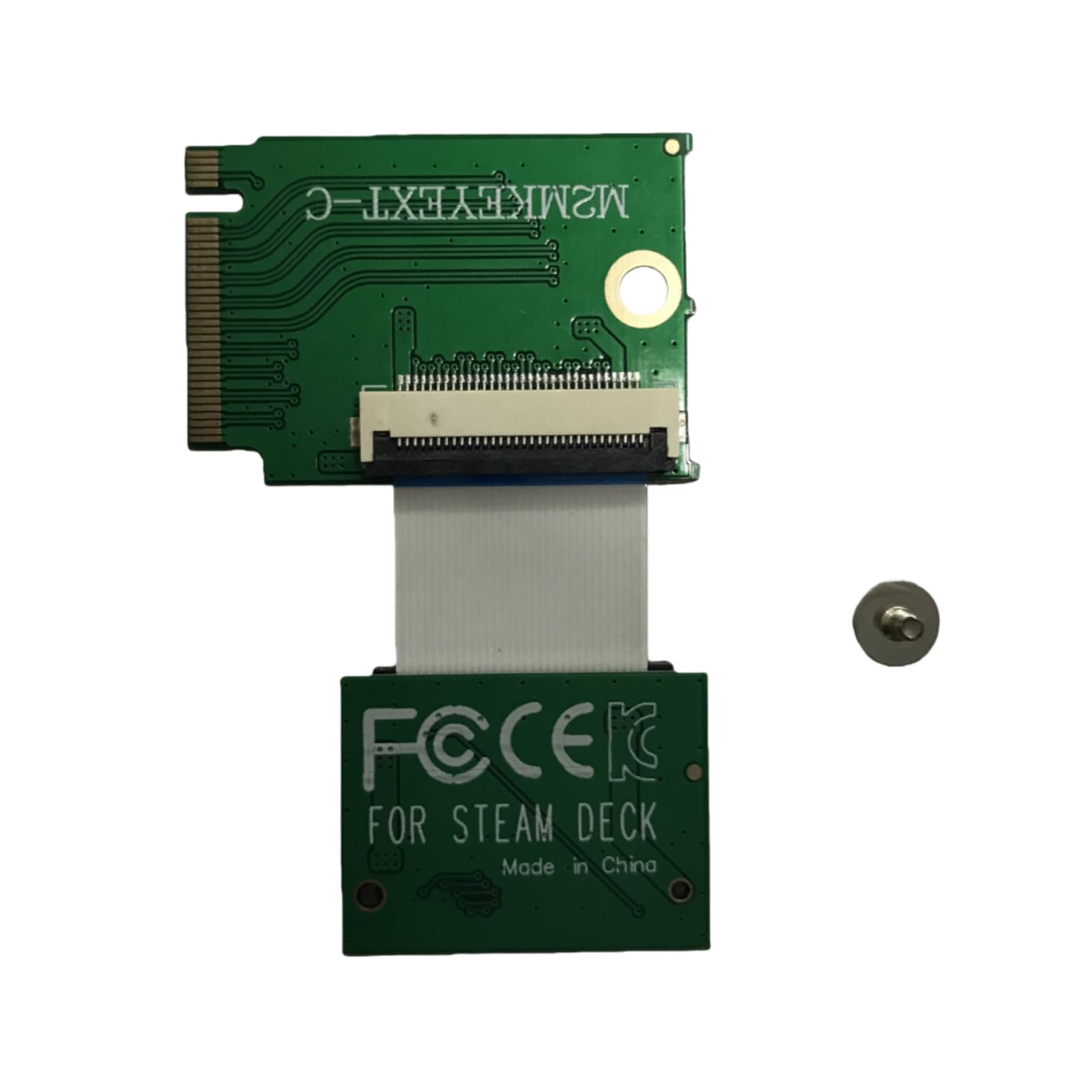 For Steam Deck LCD Handheld Devices M.2 NVMe PCIe 3.0 SSD Extension Card Adapter FPC Cable,Desktop Motherboard 2280 Replacement 2230 SSD Adapter Converter Board,PCIe 3.0 Expandable High Storage Card 5