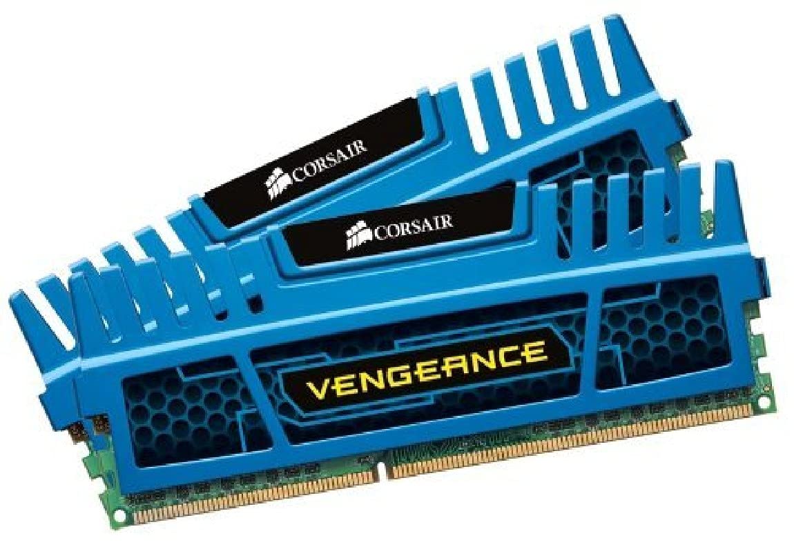 Corsair CMZ8GX3M2A1600C9B Vengeance Blue 8 GB (2X4 GB) PC3-12800 1600mHz DDR3 240-Pin SDRAM Dual Channel Memory Kit 1.5V 1
