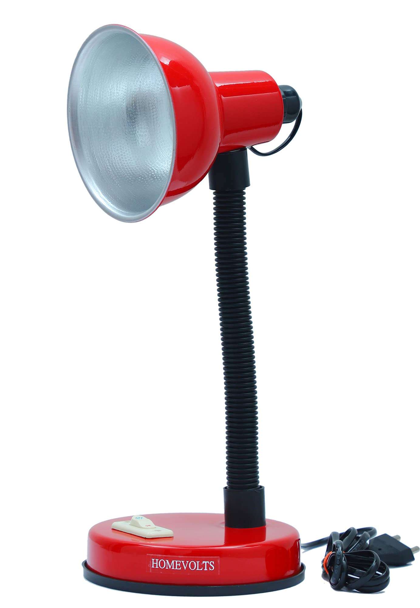 HOMEVOLTS Reading and Studying Desk Table Lamp (Red) 3