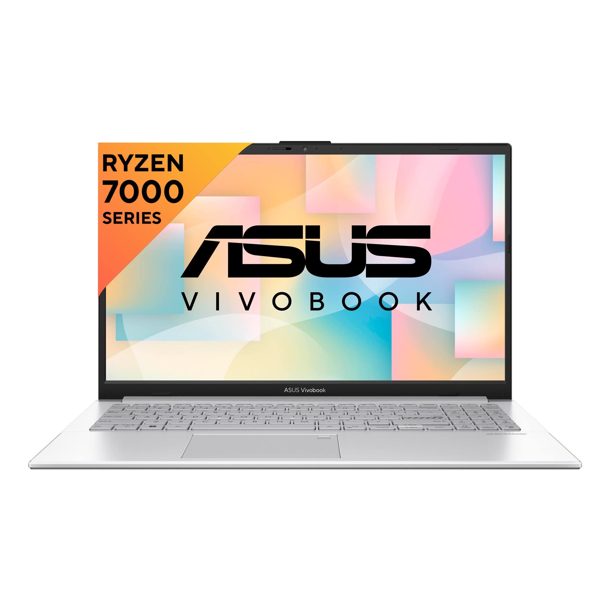 ASUS Vivobook Go 15 (2023), AMD Ryzen 5 7520U, 15.6" (39.62 cm) FHD, Thin and Light Laptop (16GB/512GB SSD/Integrated Graphics/Windows 11/Office 2021/Silver/1.8 Kg), E1504FA-NJ541WS 1