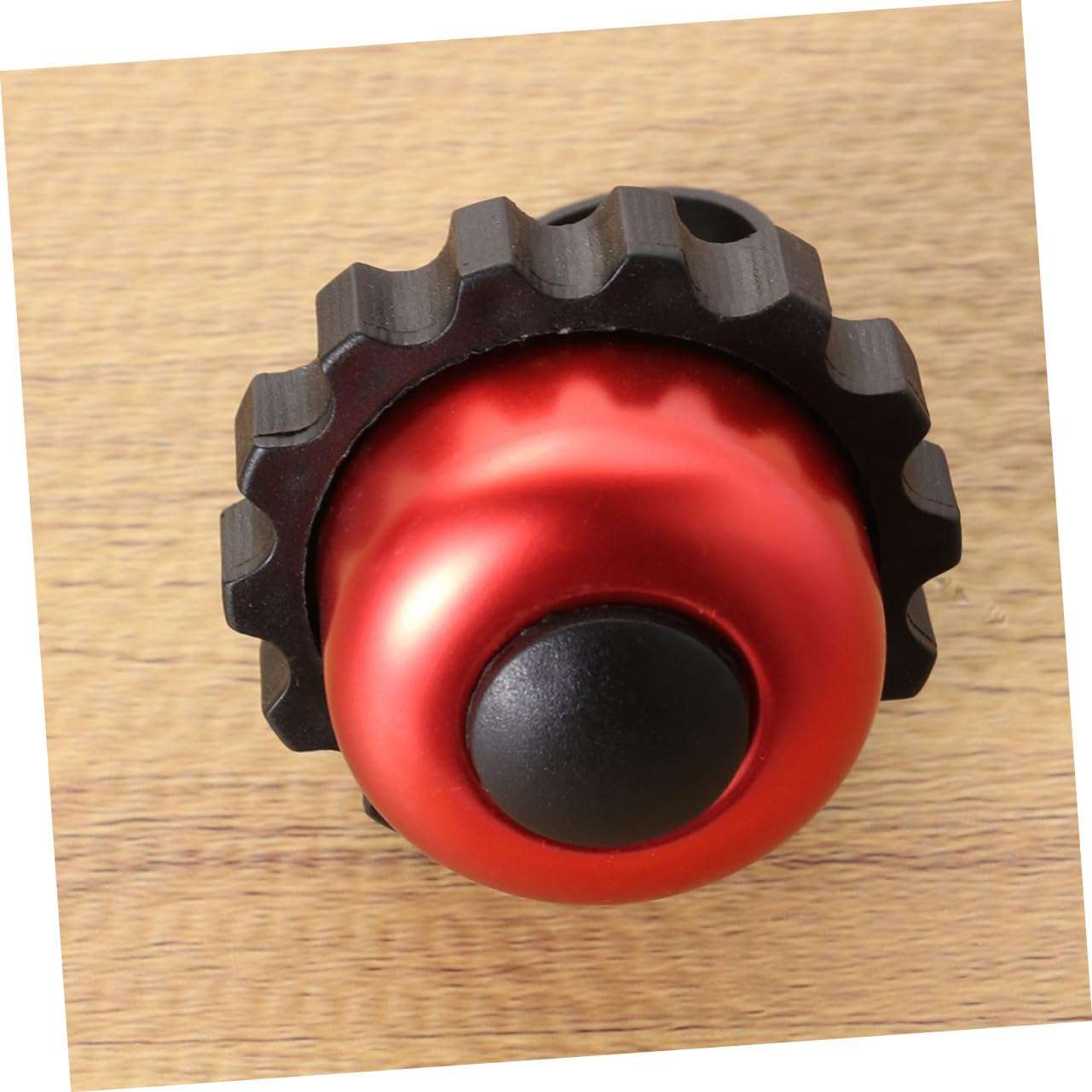 Balacoo Bike Bell Resistance Band Protector Environmental-Friendly Road Bikes Roadbikes Ice Resistant Boots Bicycle Bicycle Bell Aluminium Alloy Road Cycling to Rotate Red Trumpet The Bell, Medium 4