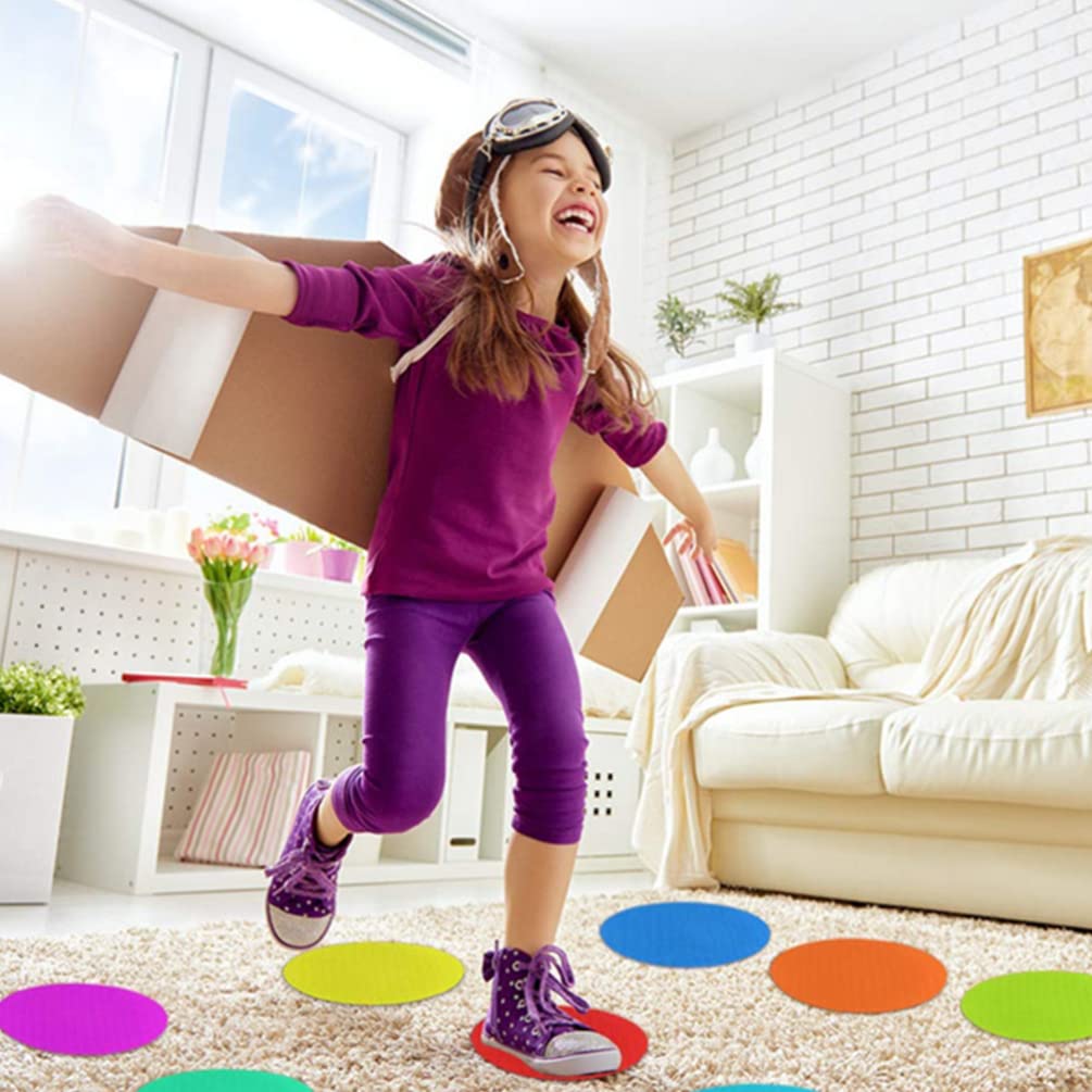 NUOBESTY 30pcs Carpet Markers Carpet Stickers Floor Markers Flooring Rugs for Kids Funny Carpet Marker Kid Stickers Wear-resistant Carpet Sticker Carpet Supply Necessity Buckle 6