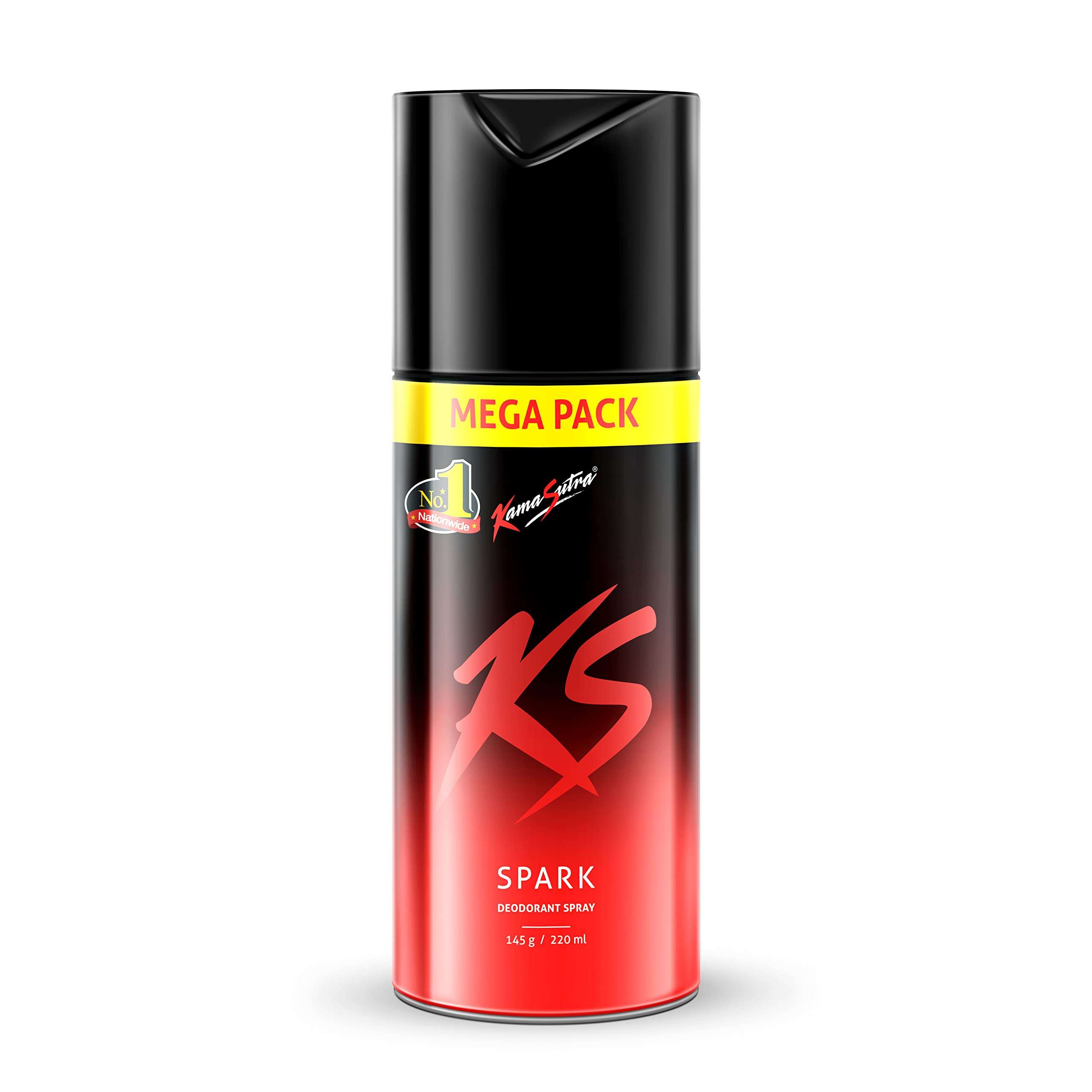 Kama Sutra Spark Deodorant Spray for Men, 145g/220ml 1