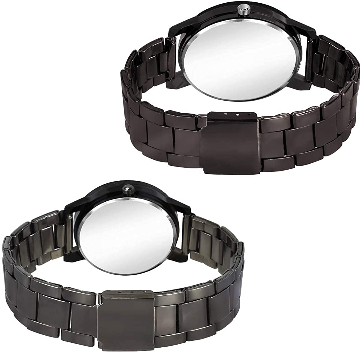 JINIK Combo of King Queen Watch for Men and Women |Couple Watches | Watches for Boys Stylish | Ladies Watch | Watch for Girls Stylish | Chain Watch 5