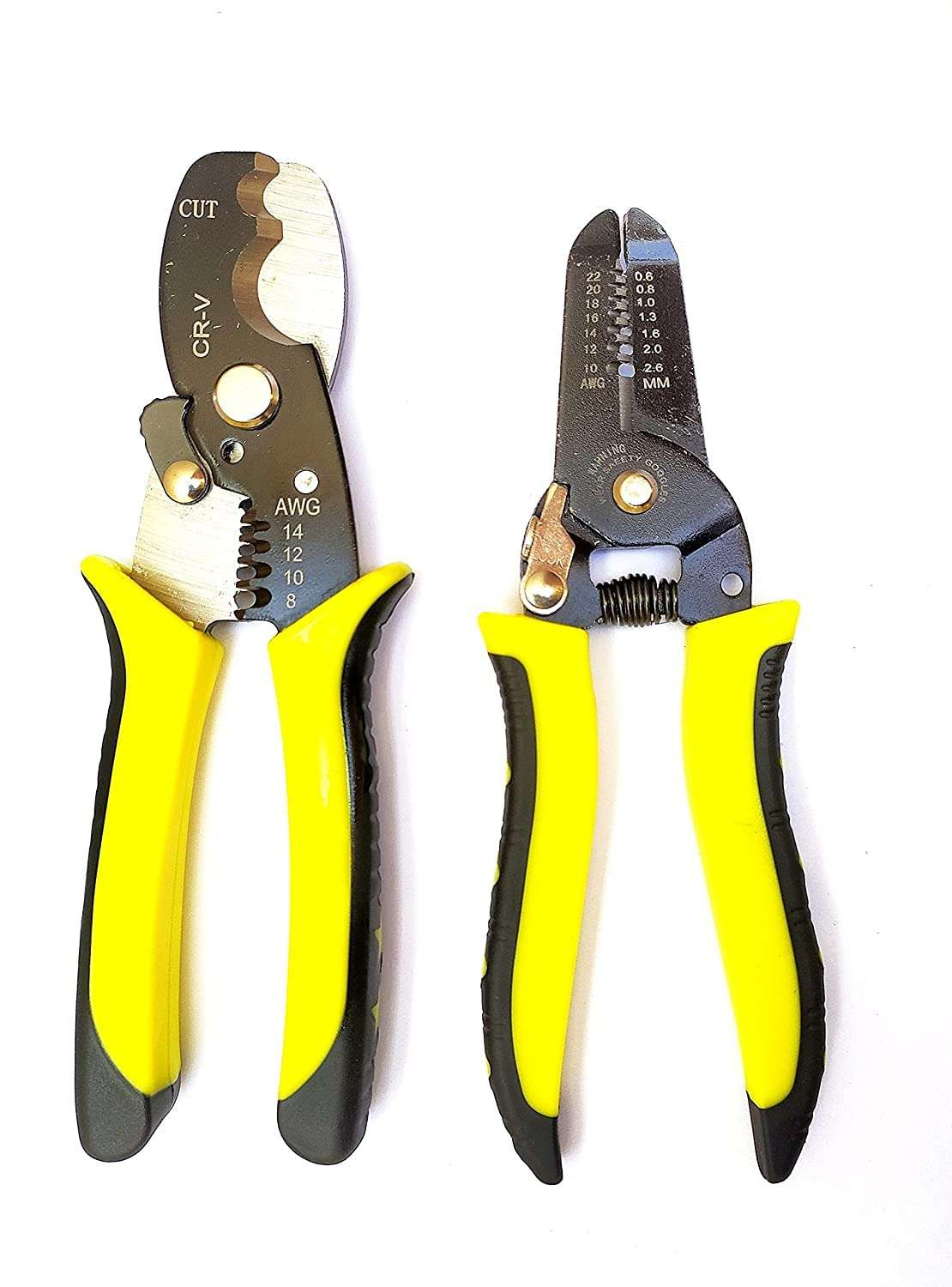H9 Electric Cable Wire Cutter Stripper Piers Multi Purpose Cutting Wire Insulation Stripper Cutting Pliers for Electrical Use (Pack of 2) 1