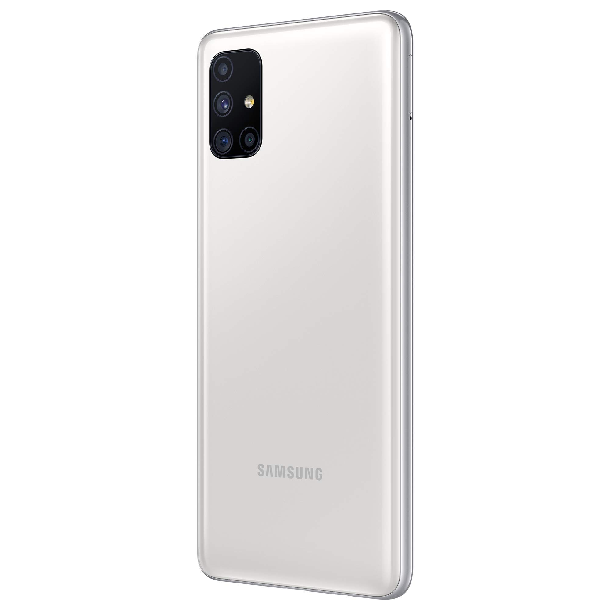 SAMSUNG Galaxy M51 (M515F/DS) 128GB Dual SIM, GSM Unlocked, Android Smartphone (White) 3