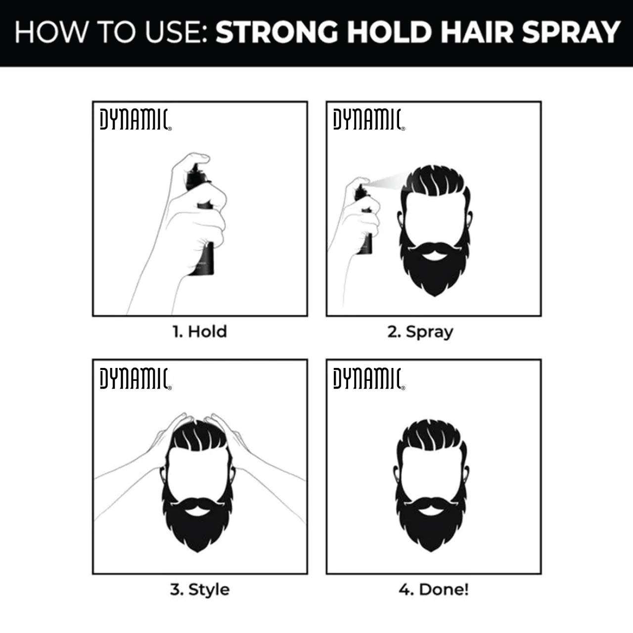 Dynamic Hair Styling Hair Spray (Level 7) 4