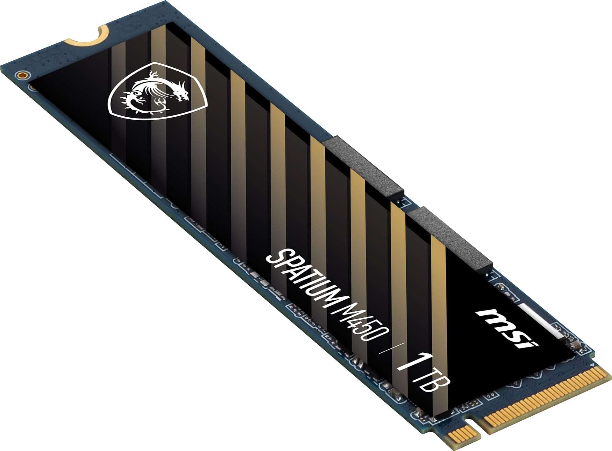 msi SPATIUM M450 PCIe 4.0 NVMe M.2 1TB V1 Internal Gaming SSD up to 3400MB/s 3D NAND 5
