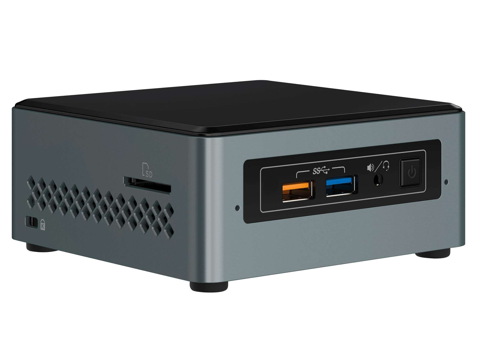 Intel NUC 6 Essential Kit (NUC6CAYH), Intel Celeron J3455, 4GB DDR3, 128GB SSD, 4k Support, Dual Monitor Capable, WiFi, Bluetooth, Windows 10 Professional 64Bit … (Celeron|Tall| 4GB Ram + 128GB SSD) 4