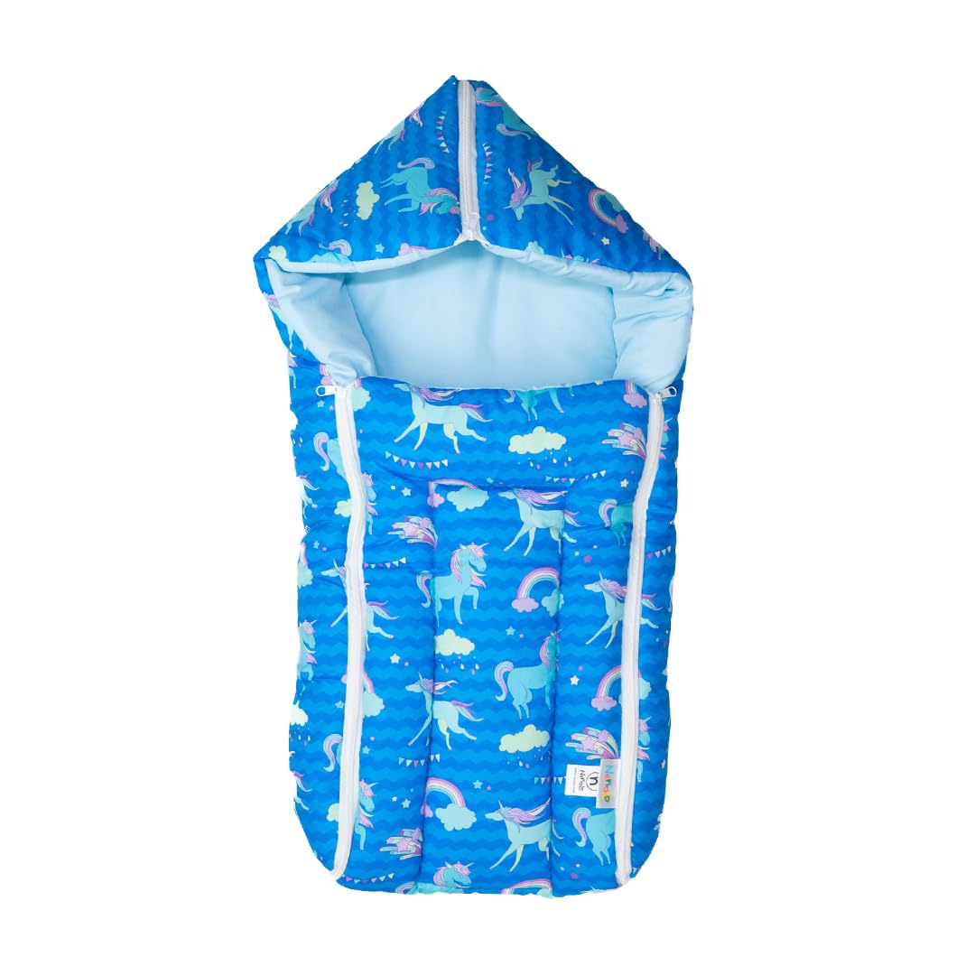 Neñolo Baby Carry Nest/Carry nest for New Born Baby/Sleeping Bag & Carry Nest (Blue) 1