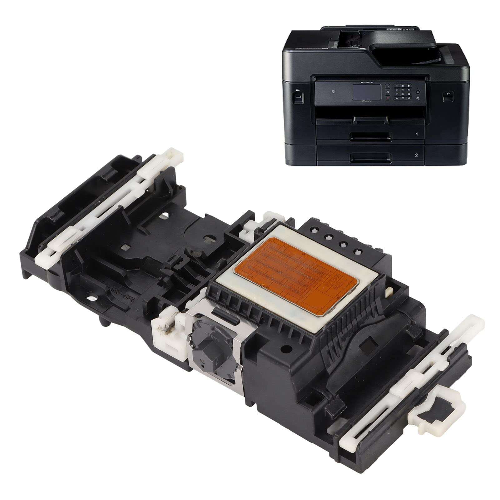 Printer Head, Exquisite Workmanship Printhead Safe Durable Small Easy Install Replacement for MFC J220 J615W for J125 J410 290 990A4 3